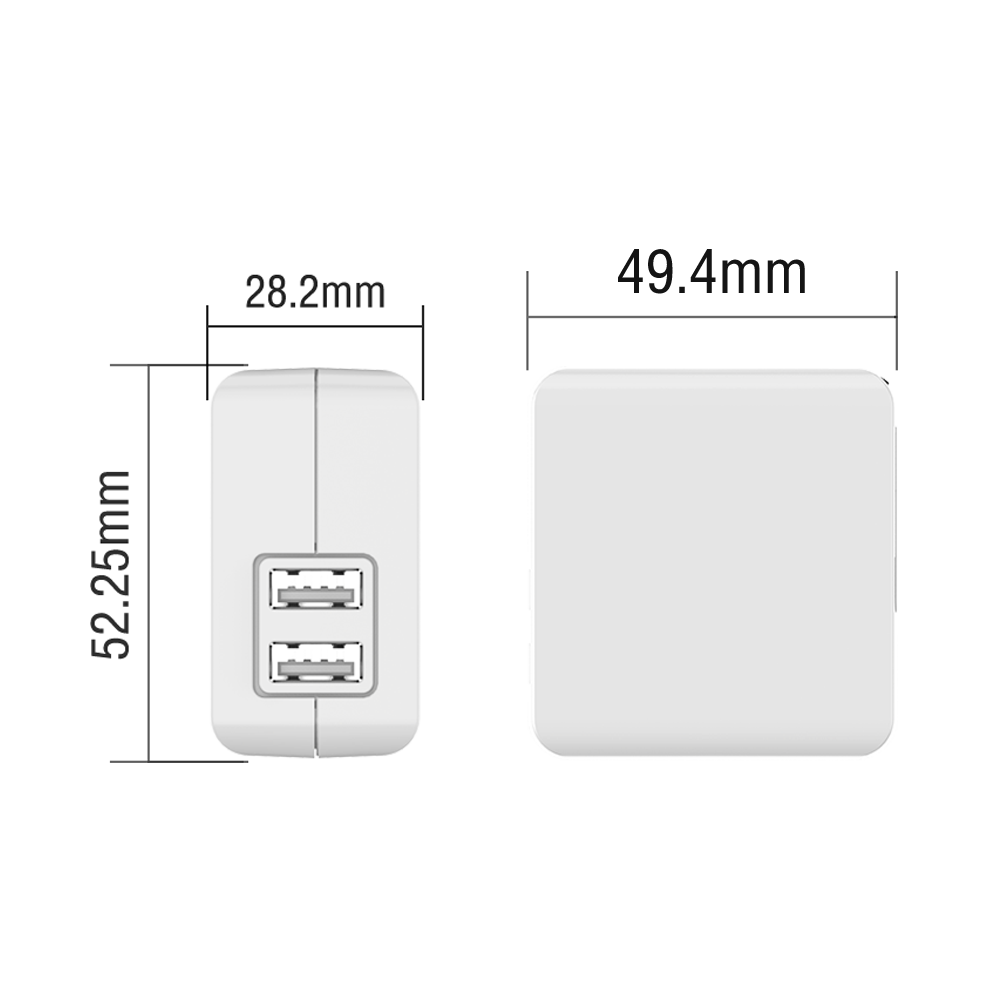 5V 4.8A 雙USB充電(diàn)器